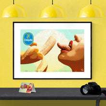 Chiquita Forever - pop art kunstværk af Helt Sort