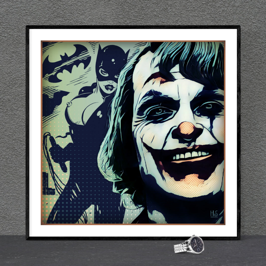 Happy Days - pop art kunstværk af Helt Sort