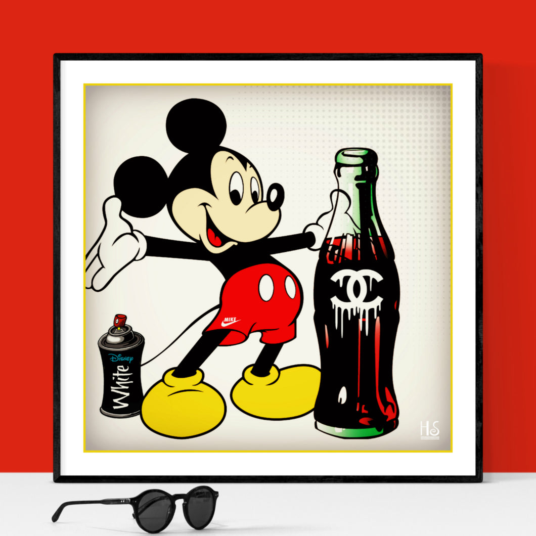 Tadaa! - pop art kunst af Helt Sort