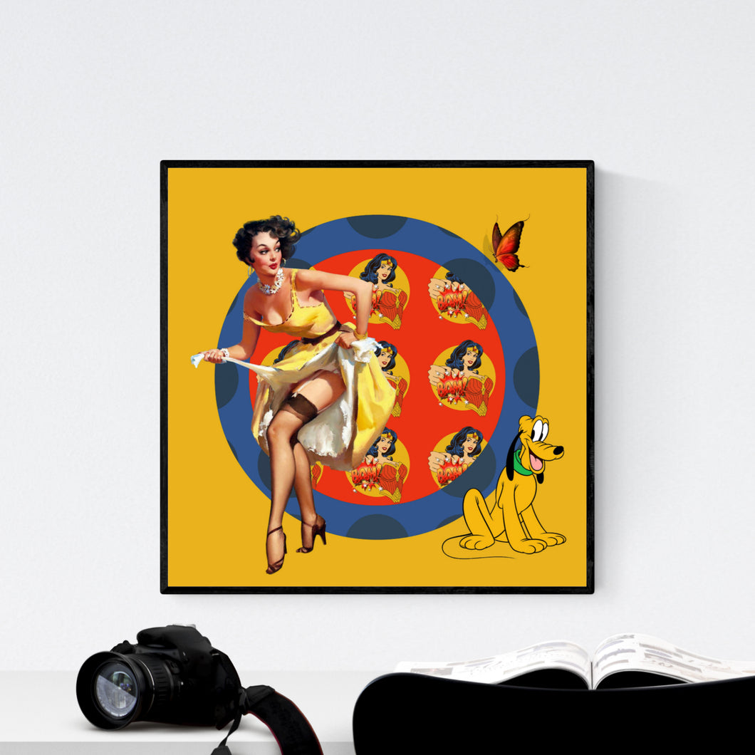 Bam! (1) - pop art kunst af Helt Sort