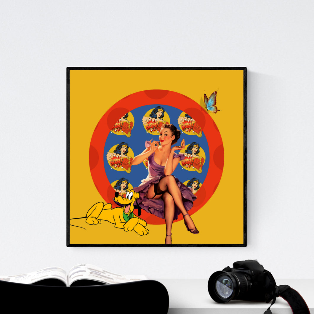 Bam! (2) - pop art kunstværk af Helt Sort