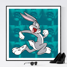 Bugs Bunny - pop art kunstværk af Helt Sort