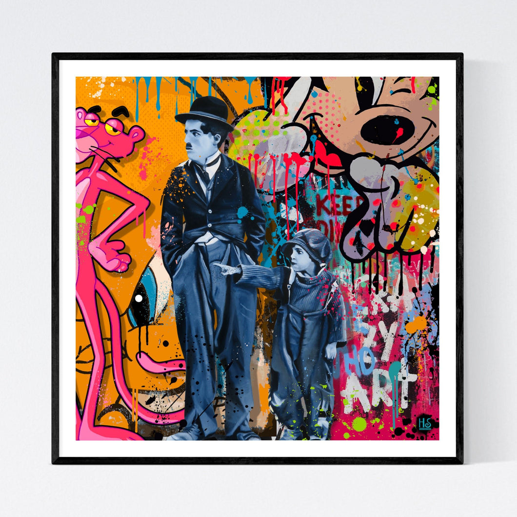 Chaplin and the Kid | Helt Sort Galleri