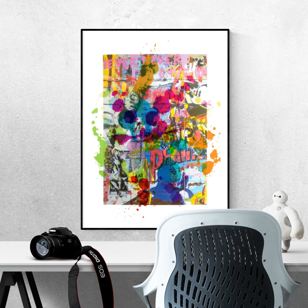 Street Art Attack - pop art kunst af Helt Sort