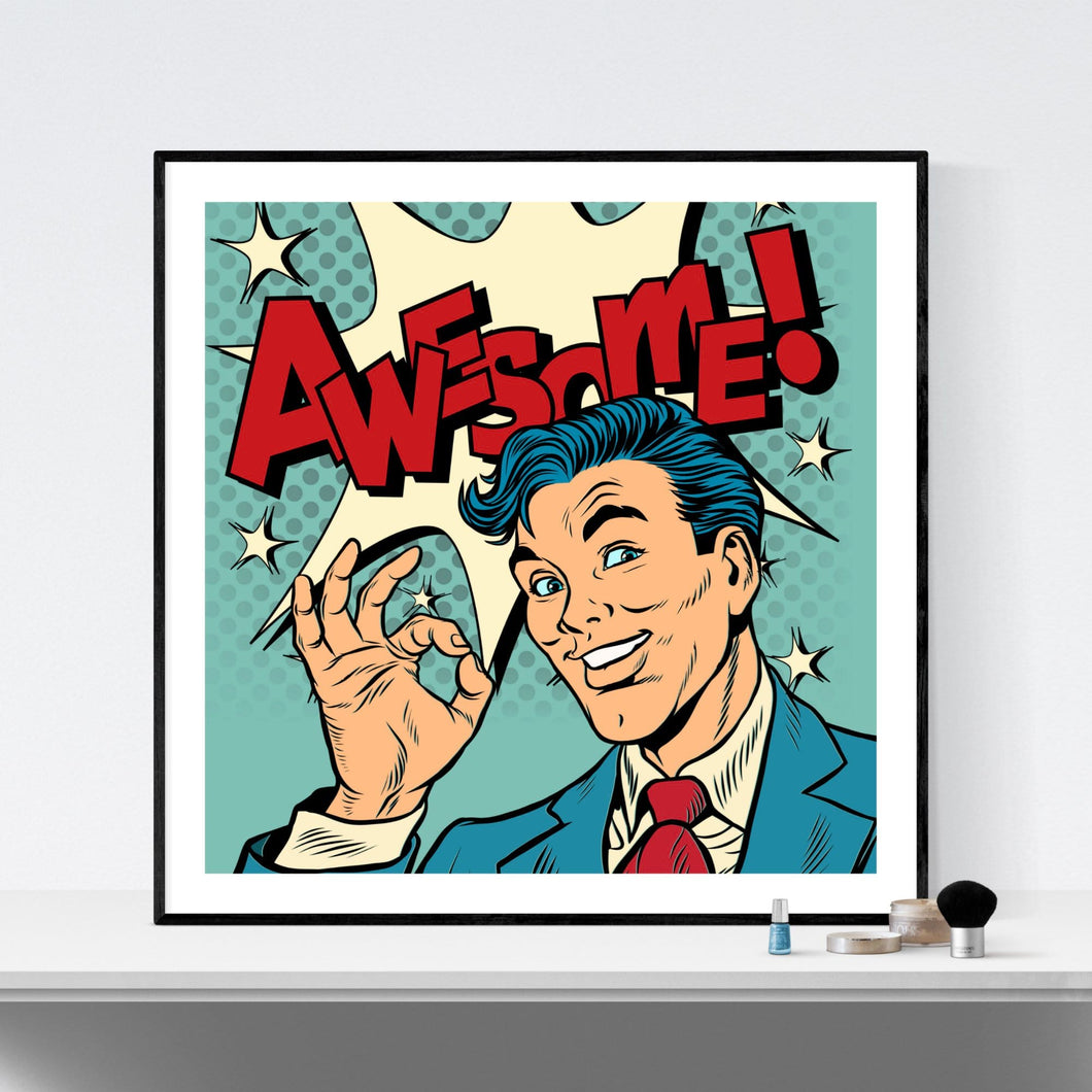 Boost Yourself - pop art kunstværk af Helt Sort