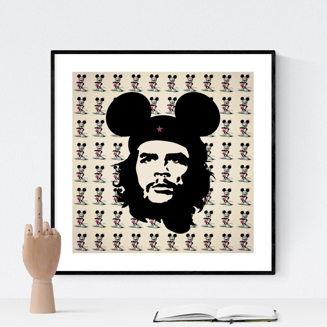 Icon Fusion - pop art kunstværk af Helt Sort