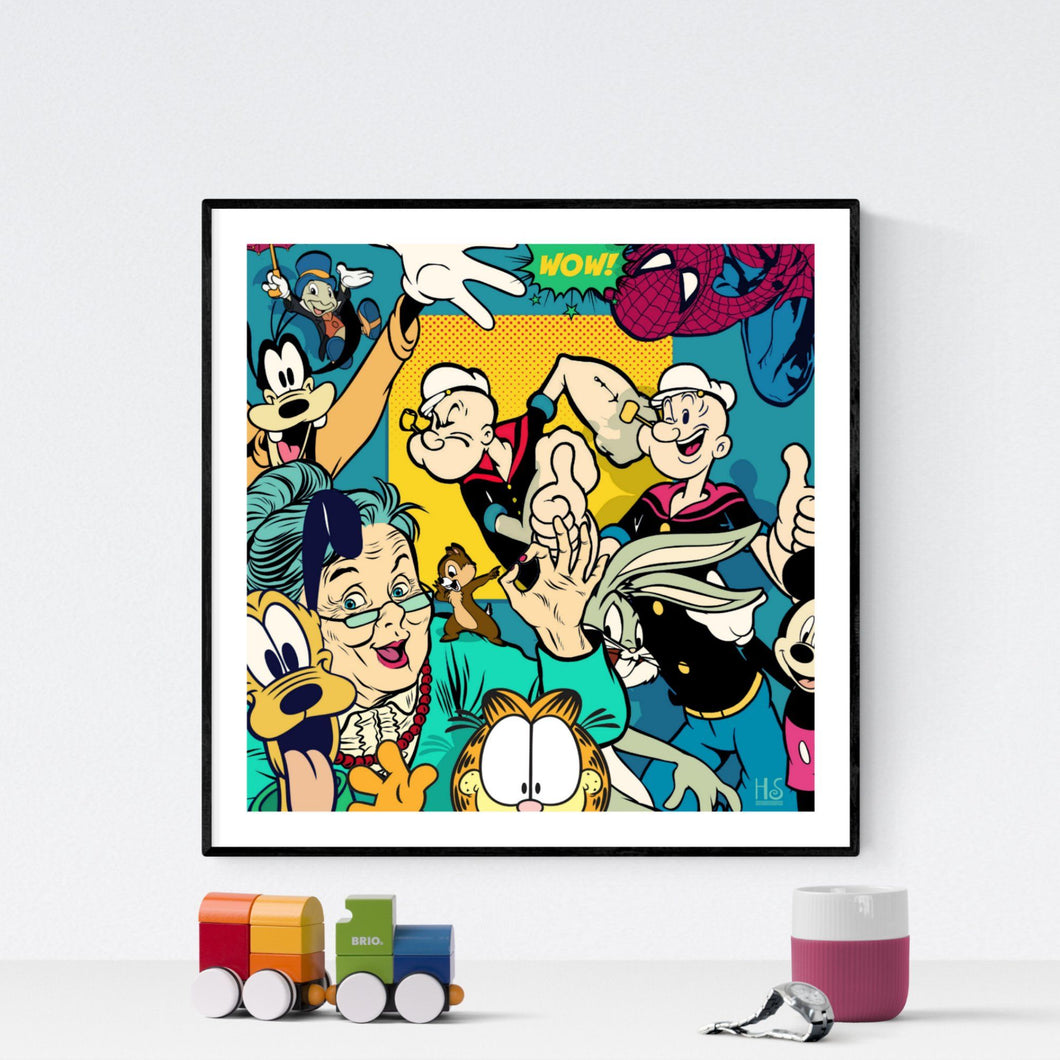 Popeye's Pop Art Pop-op