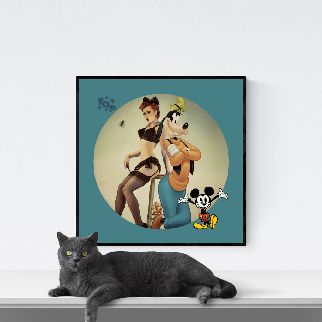 Ta Daa! - pop art kunst af Helt Sort